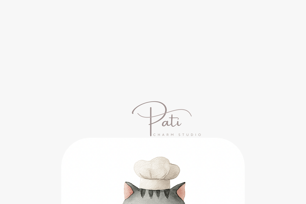 20 Sweet Cat Clipart, an Animal Illustration by Pati Charm Studio (Photo 6 of 8)