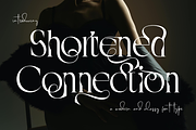 Shortened Connection - Elegant Font, a Serif Font by 177Studio (Thumbnail 1 of 8)