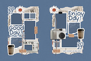 Scrapbook Layout & Element Set, an Object Graphic by Ghurafa Studio (Thumbnail 2 of 3)