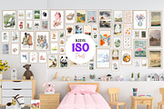 180 Kids Nursery Wall Art Posters, a Poster Template by Design By Hira (Thumbnail 1 of 19)