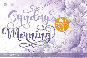 Sunday Morning Script Font