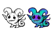 Joyful & Scary Monsters, an Illustration by NadyaKo (Thumbnail 7 of 13)