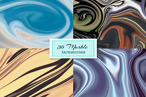36 Abstract Marble Backgrounds