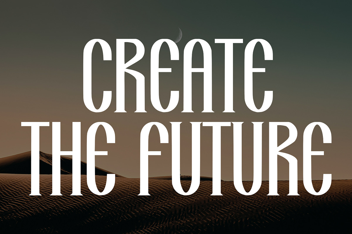 Vlettory Futuristic Display Font, a Sans Serif Font by Maulana Creative (Photo 5 of 7)