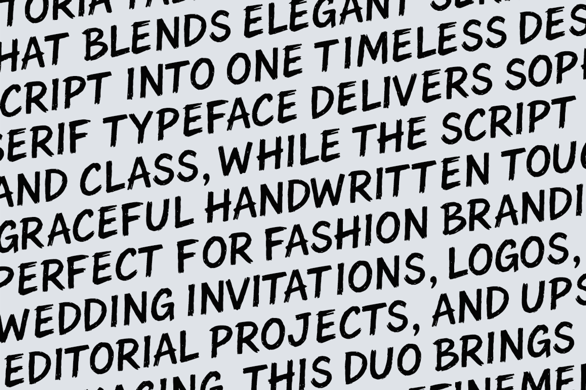 Estoria talking font duo, a Handwritten Font by cocodesign (Photo 2 of 7)