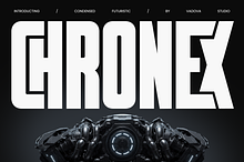 Chronex Condensed Futuristic Font