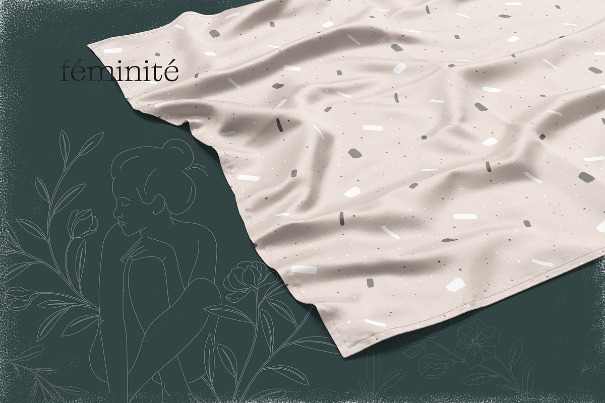 collection of patterns féminité, a Pattern Graphic by LazuInna Shop (Photo 2 of 11)