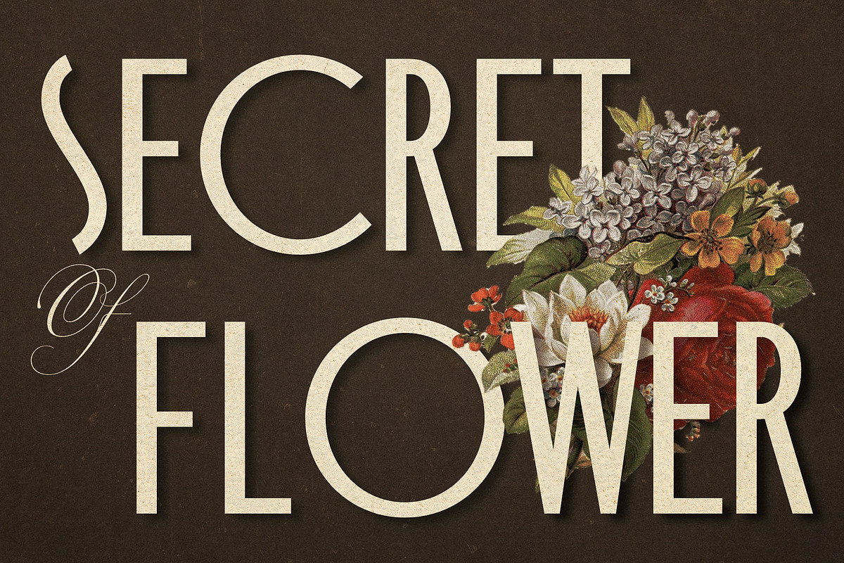 Catrose | Retro Sans, a Sans Serif Font by Almeera Std (Photo 2 of 8)