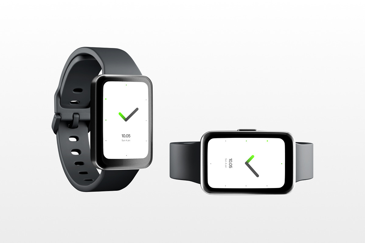 Smartwatch Mockup, a Wearable Device Mockup by SLAB! Design (Photo 6 of 9)