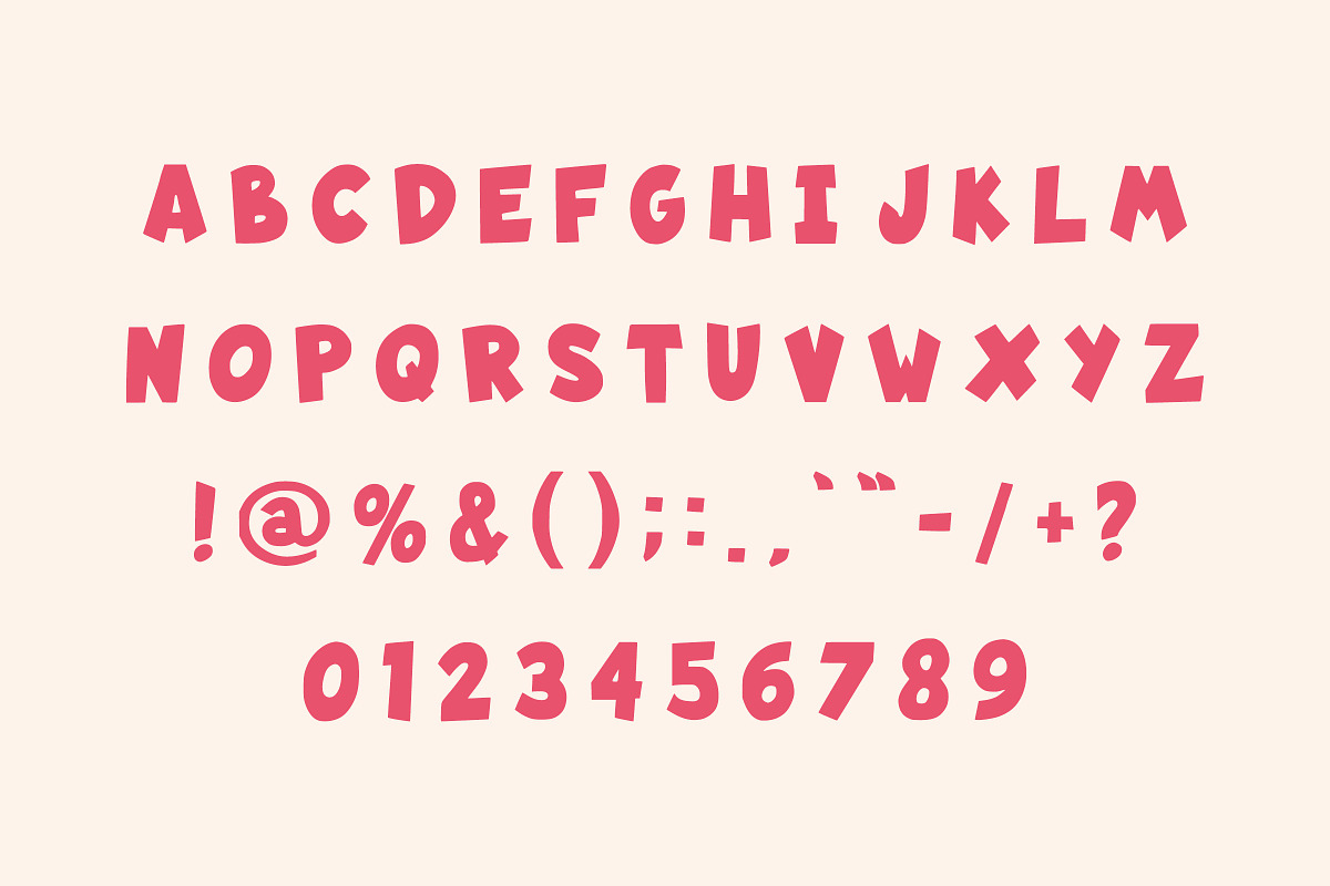 Comic Funky, a Font by Limited.studio (Photo 6 of 6)