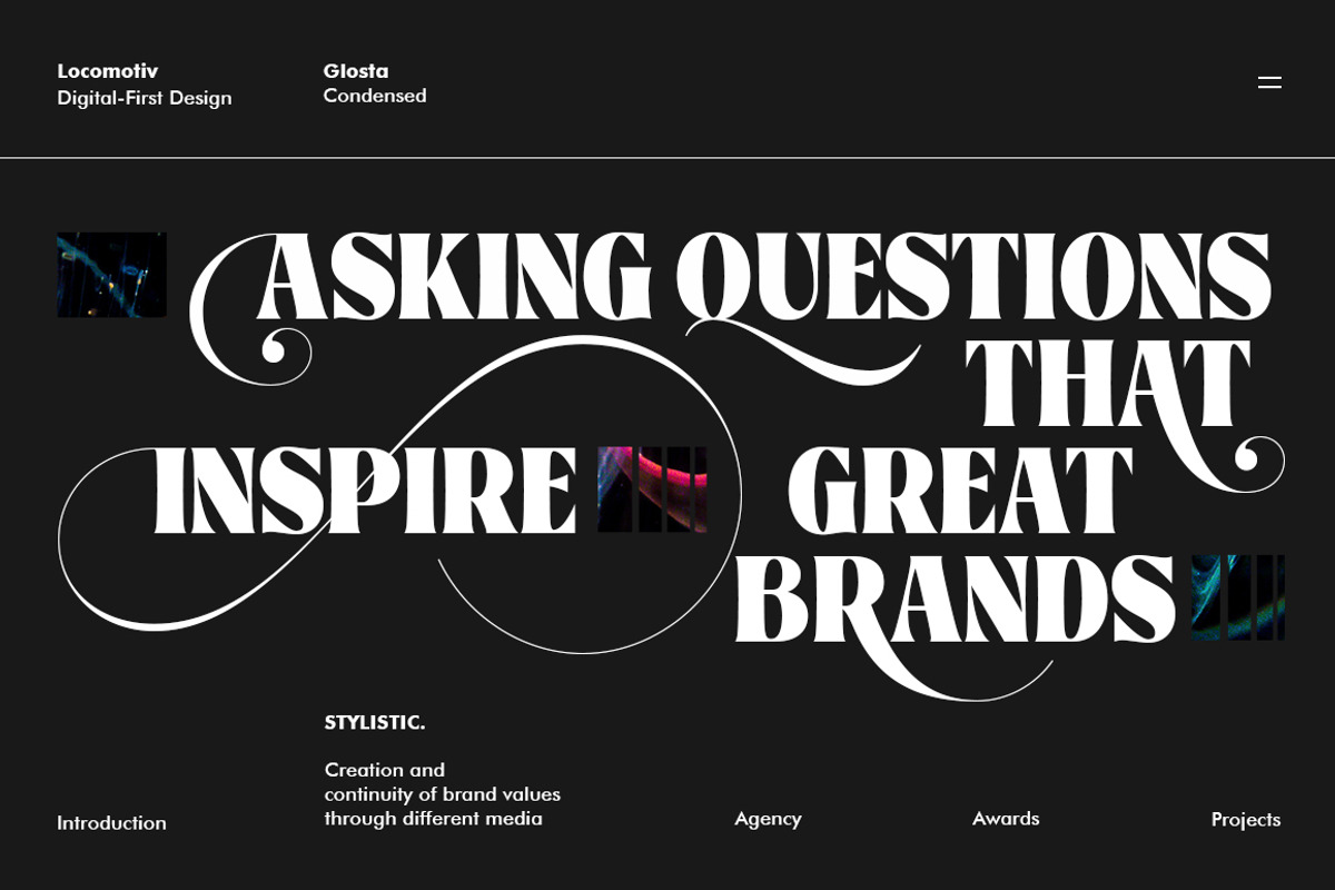 Glosta, a Serif Font by TRF Fonts (Photo 13 of 18)