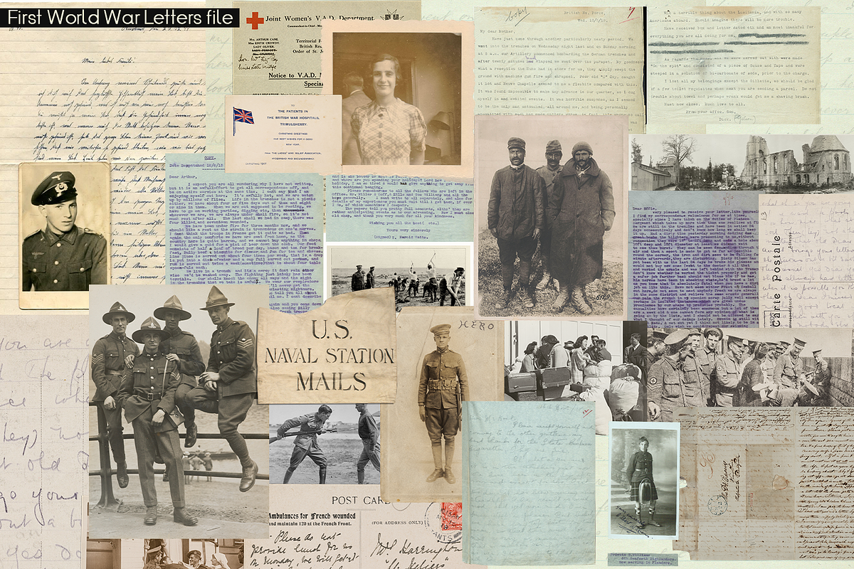 Vintage Wars/Political Ephemera, an Object Graphic by Lilithcollageart (Photo 7 of 10)