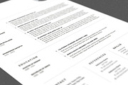 Resume Template / CV, a Resume Template by UX-group (Thumbnail 5 of 5)