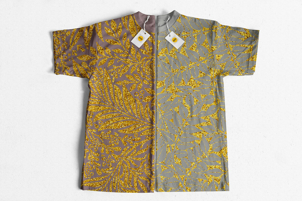 Gold Glitter William Morris Patterns, a Pattern Graphic by ARTOZEN DIGITAL (Photo 3 of 20)