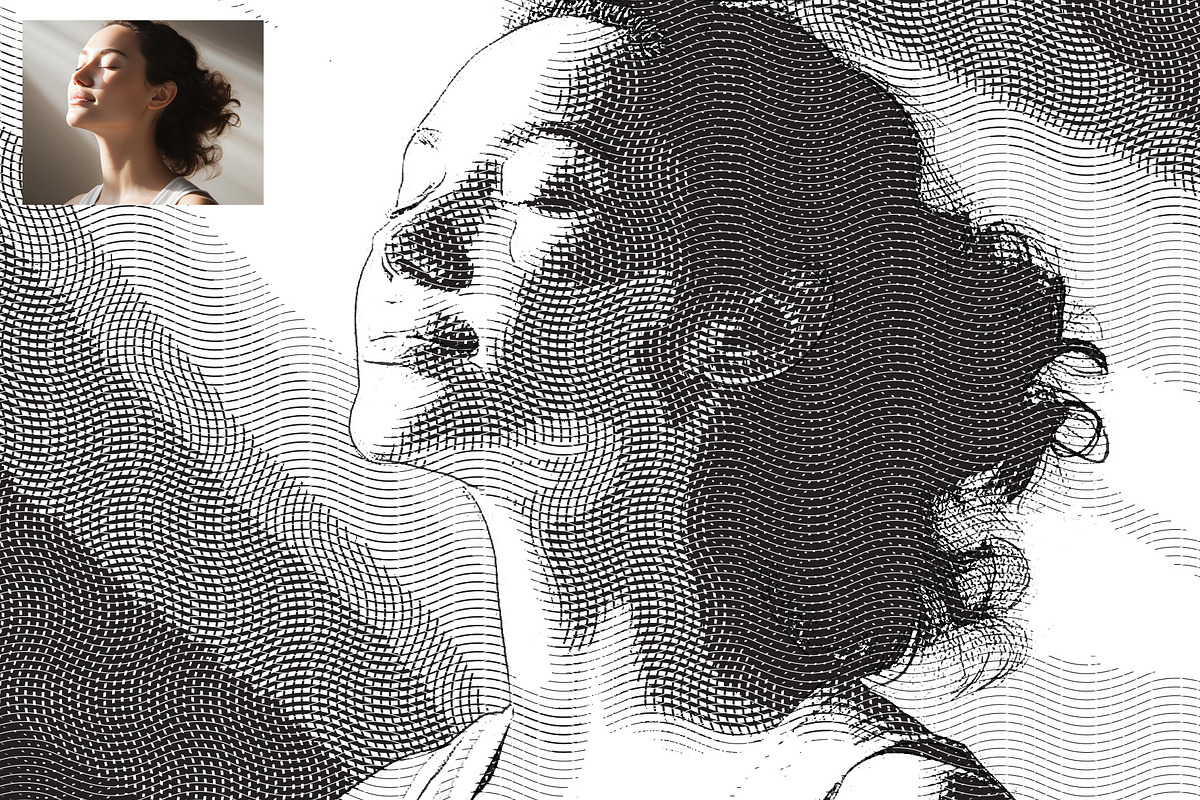 Sketch Photoshop Action, an Action Add-On by resumetemplathttps://d3es (Photo 4 of 9)