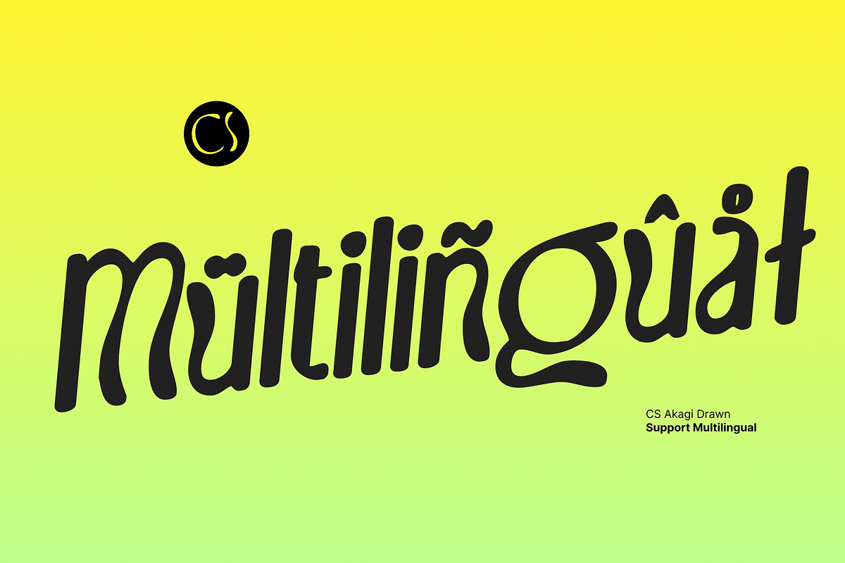 CS Akagi Drawn, a Sans Serif Font by Craft Supply Co. (Photo 7 of 8)