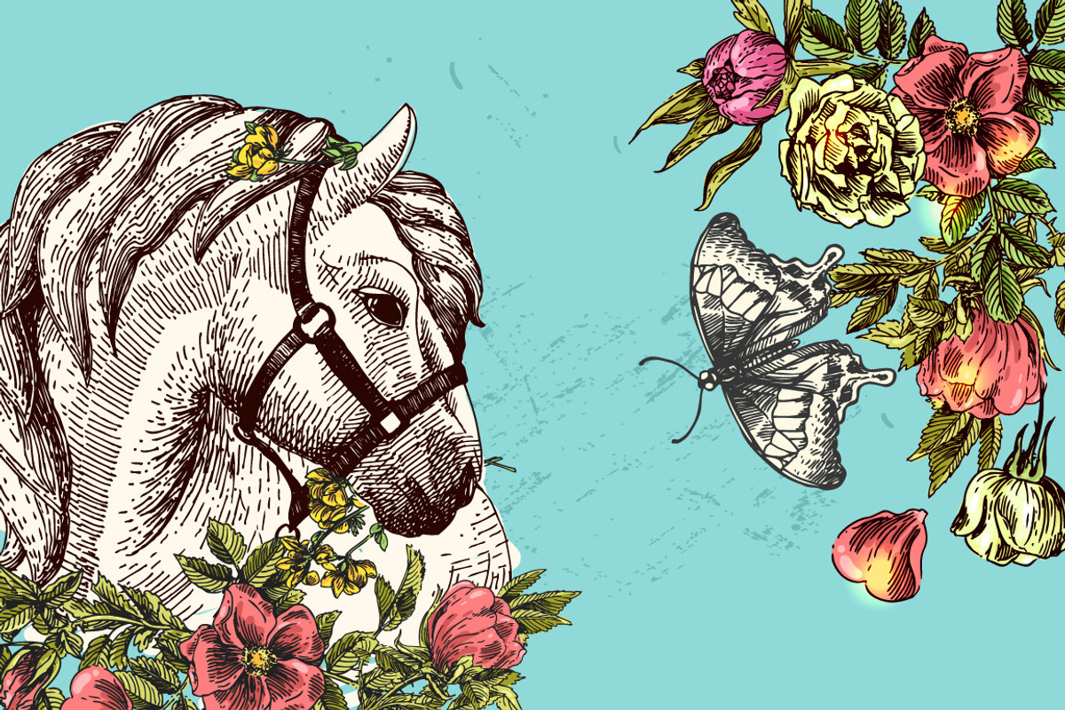 Boho animals, an Animal Illustration by Steshnikova (Photo 3 of 4)