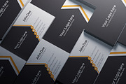 Simple Orange Aero Business Card, a Business Card Template by Shahjhan (Thumbnail 2 of 2)