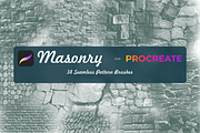 Masonry for Procreate X5, a Brush Add-On by Graphics Resources (Thumbnail 9 of 12)