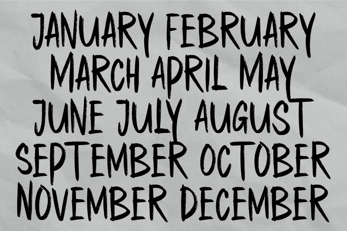 Medalin - Brush Font, a Handwritten Font by tebaltipislab (Photo 3 of 9)