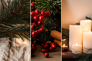 Holiday Christmas Card Mockup Bundle, an Advertising Mockup by Serenefeeling (Thumbnail 6 of 11)