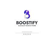 Modern Gradient Rocket Letter B Logo, a Branding & Logo Template by Artnivora.Std (Thumbnail 1 of 4)