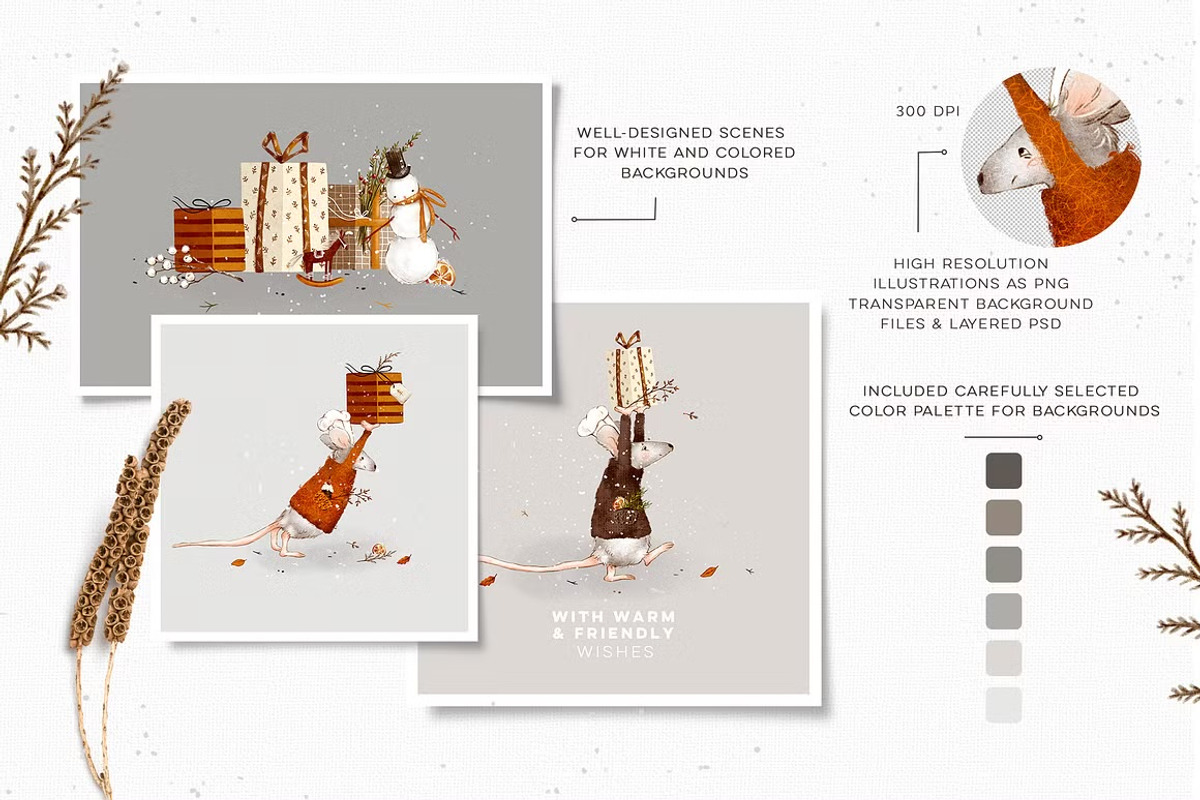 Four Seasons Animals Bundle, an Animal Illustration by TL Design (Photo 9 of 27)