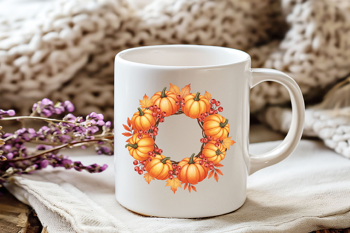 Adorable Hello Autumn Clipart, an Illustration by Watercolor design (Photo 3 of 6)