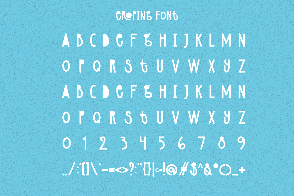 Eroping - Kids & Playful Font, a Sans Serif Font by Iqsiart Studio (Photo 6 of 6)