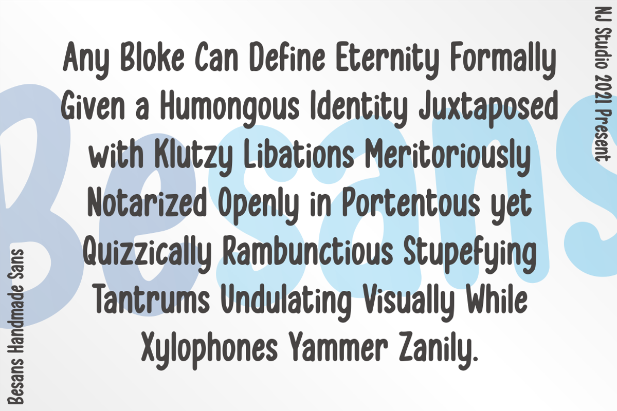 Besans, a Sans Serif Font by NJ Studio (Photo 6 of 8)
