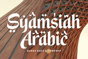 50% Syamsiah Arabic Font, a Script Font by Four Lines Std. (Thumbnail 1 of 11)