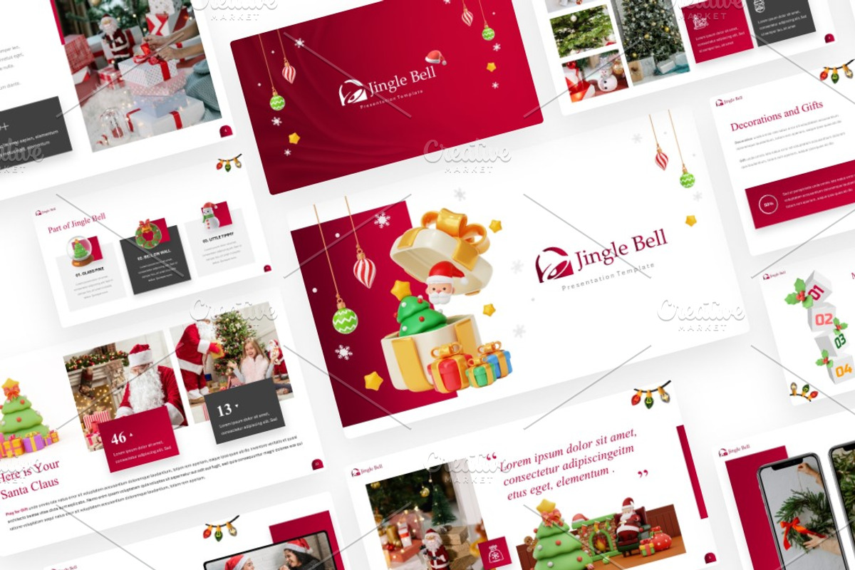 Jingle Bell Presentation, a Presentation Template by Interpitch (Photo 1 of 9)