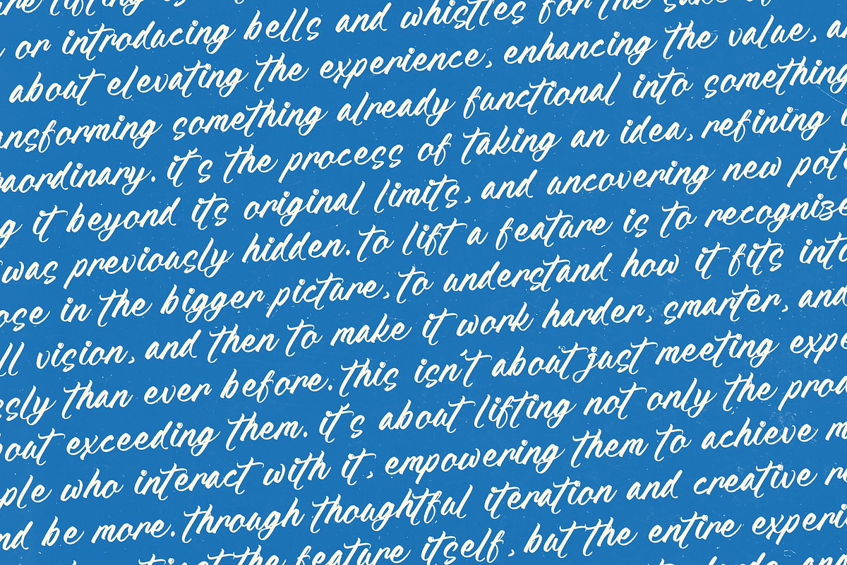 Feature Liften Modern Brush Font, a Script Font by stylishtype.co (Photo 17 of 20)