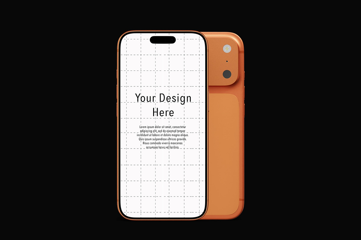 iPhone 17 Pro Mockups, an iPhone Mockup by Tahtagraphic (Photo 6 of 14)