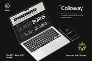 DV Colloway, a Sans Serif Font by Damelev (Thumbnail 4 of 14)