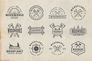 Vintage Carpentry Emblems part 2, a Branding & Logo Template by AkimD (Thumbnail 6 of 10)