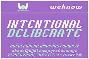 Transfer Honest font, a Font by weknow (Thumbnail 2 of 5)