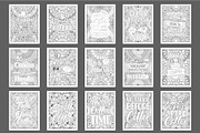 40 Coffee Quotes Coloring Pages, a Food Illustration by Blue Digital Studio (Thumbnail 3 of 4)