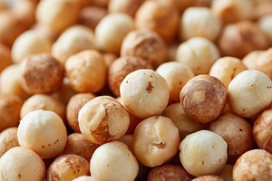 Variety of nuts close-up, a Food & Drink Photo by AlyaAnd