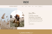 Coaching Template Wix Online Course, a Wix Template by So Darling Studio (Thumbnail 1 of 7)