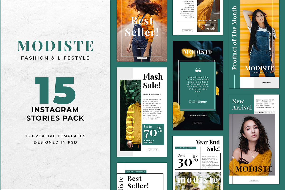 Instagram Templates Bundle 95% OFF, a Social Media Template by UICreative (Photo 15 of 21)