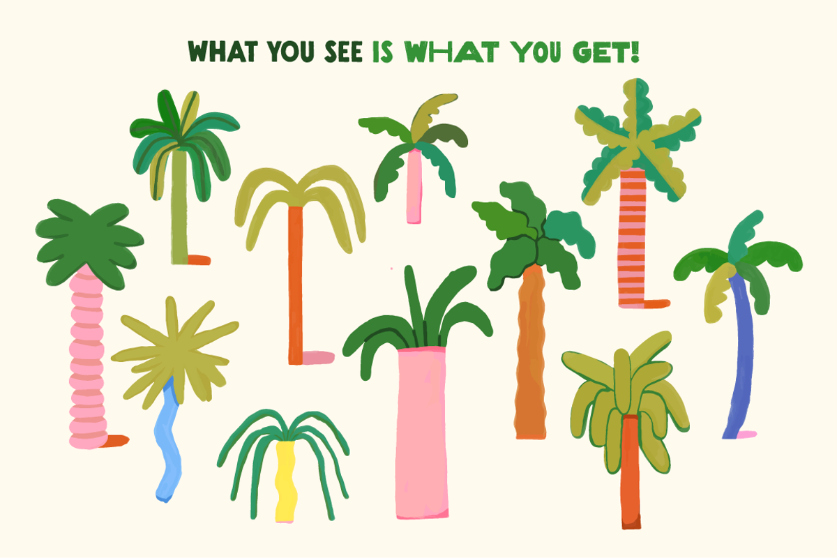 Palm Trees! Painted Illustrations, a Graphic by Studio Funshop by Kelli (Photo 3 of 4)