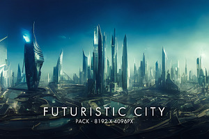 Futuristic city pack