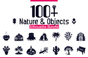 Nature & Objects Silhouette Bundle, an Illustration by Creative_View (Thumbnail 1 of 4)