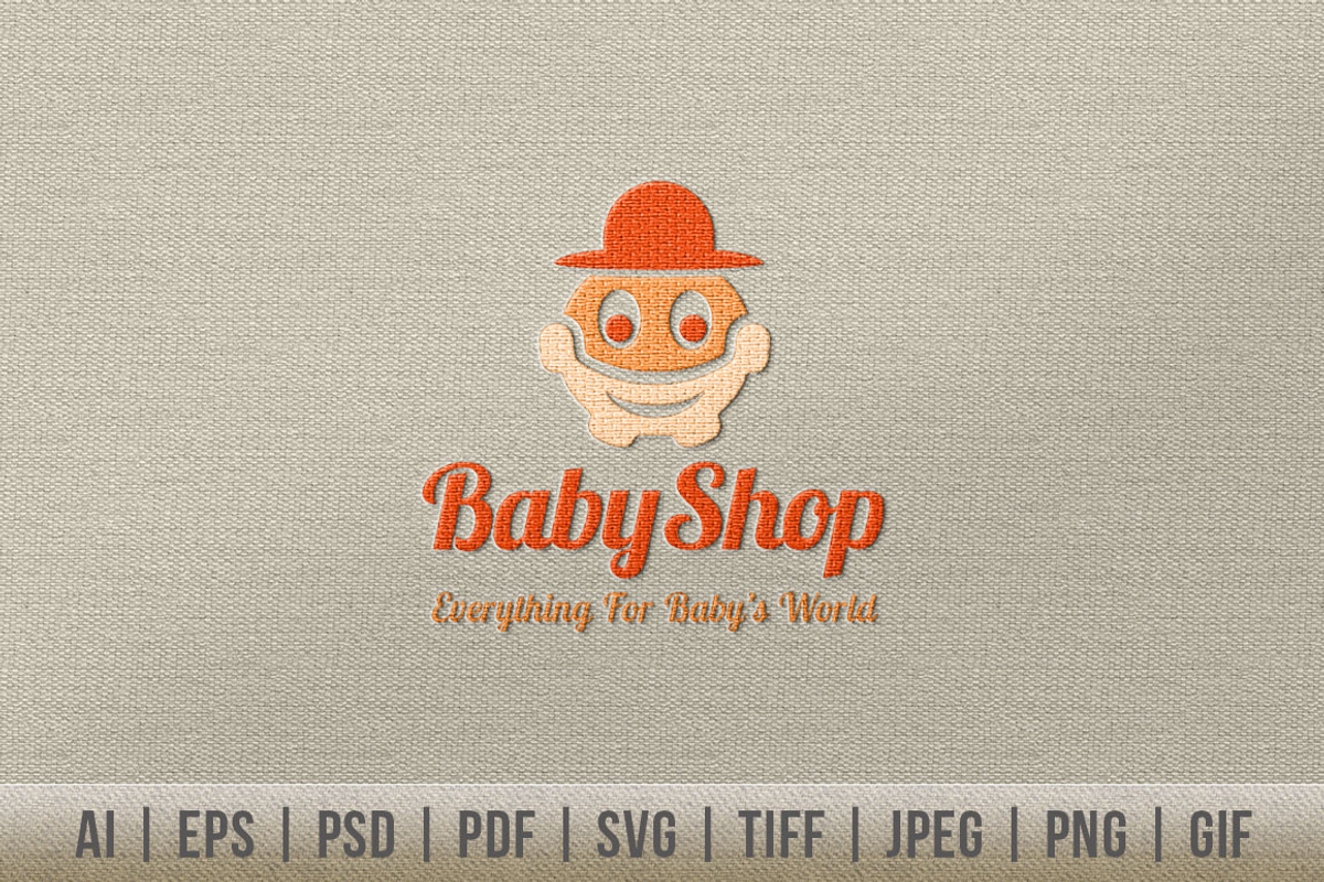 Baby Shop Logo, a Branding & Logo Template by Dotnpix (Photo 1 of 5)