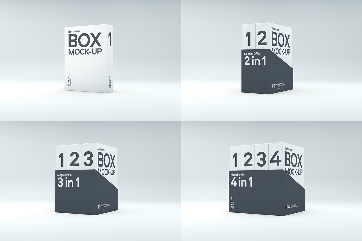Software Box Mockup, a Product Mockup by UI Kitchen (Photo 1 of 6)