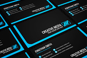 Corporate Business Card CM063, a Business Card Template by annozio (Thumbnail 4 of 4)