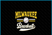 Game Day Vintage Milwaukee Baseball, a Graphic by Creativeusart (Thumbnail 2 of 4)
