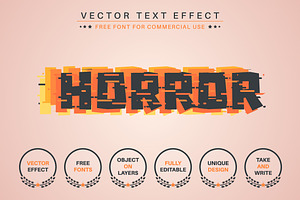 Pumpkin Layers Editable Text Effect