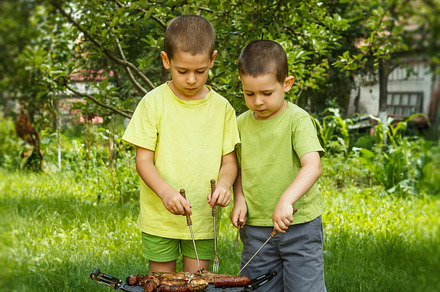 Barbecue party containing bbq, garden, and boys preview 6